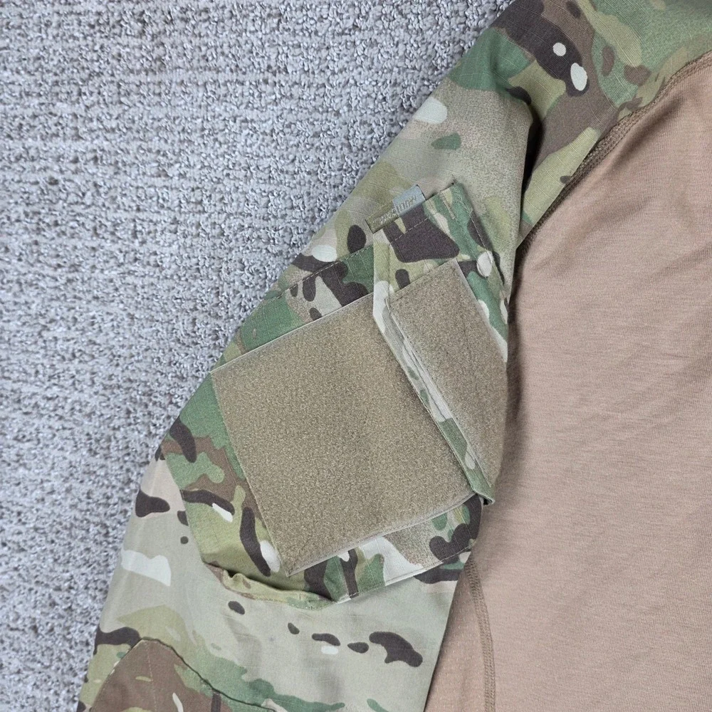 5.11 Tactical Series Rapid Assault Shirt XL Mens Tan Camo MultiCam 1/4 Zip